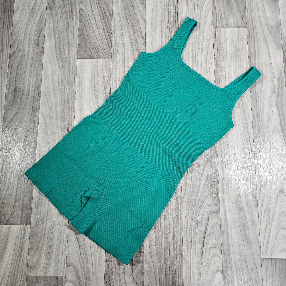 OQQ Stretchy Romper Square Neck Size Medium